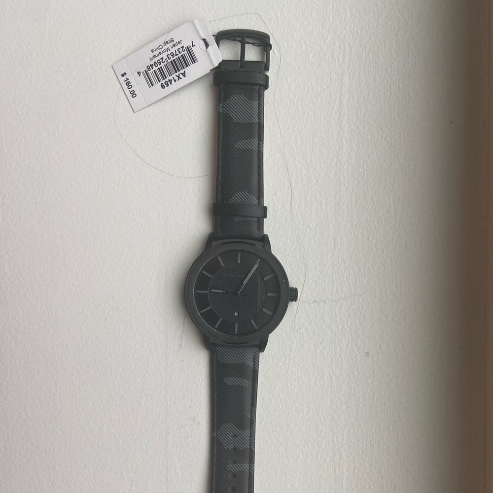 Camo style Armani exchange watch